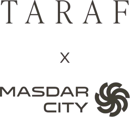 Fay Valley at Masdar City Abu Dhabi luxury villas and townhouses surrounded by landscaped green spaces and wellness amenities.